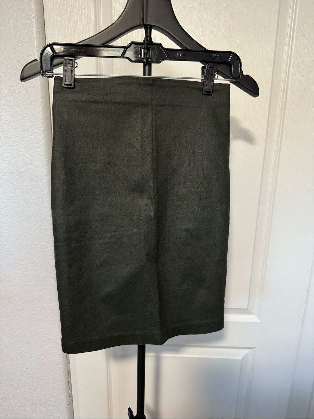 All Saints Dark Olive Pencil Skirt NWOT (fits like size 2)